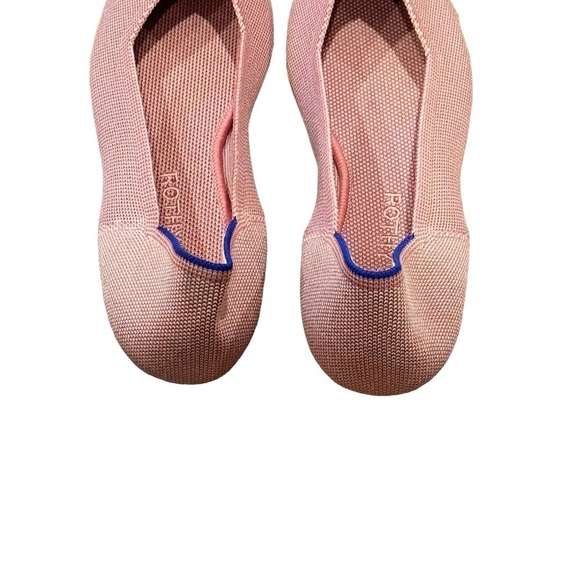 Rothy's The Point Ballet Flat Slip On Comfortable in Blush Pink Size W9.5 NWOB - Picture 6 of 12